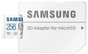 img 2 attached to Memory card Samsung microSDXC 256 GB Class 10, V30, A2, UHS-I U3, R 130 MB/s, adapter to SD