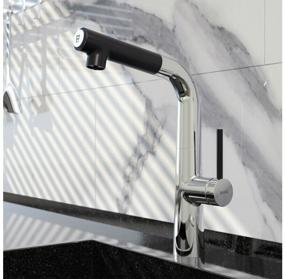 img 2 attached to Kitchen faucet (sink) IDDIS Pure PURSBFBi05 chrome/black