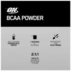 img 2 attached to 🍊 Optimum Nutrition BCAA 5000 Powder, Orange, 380g - Boost Performance and Recovery!