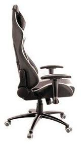 img 2 attached to Computer chair Everprof Lotus S6 gaming, upholstery: imitation leather, color: black/white