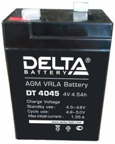 img 1 attached to Аккумуляторная батарея DELTA Battery DT 4045 4В 4.5 А·ч