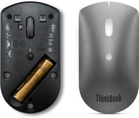 img 2 attached to Lenovo ThinkBook Silent 4Y50X88824 Wireless Mouse, Iron Gray