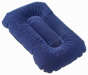 img 2 attached to 🌬️ Bestway Flocked Air Pillow 67121 - Inflatable Pillow, 42x26 cm: Expanding Comfort in Range