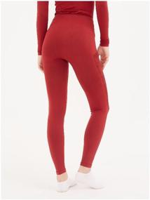 img 2 attached to Set of women sports thermal underwear KATRAN Alta ( 20°C to - 15°C) red, red, size: XL-XXL (52-56/170-186)