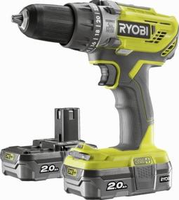 img 2 attached to Аккумуляторная дрель-шуруповерт RYOBI R18DD3-220S