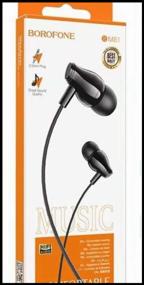 img 2 attached to Wired headphones BOROFONE BM61 Wanderer universal, Jack 3.5mm, 1.2 m, black, with microphone