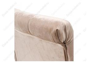 img 2 attached to Woodville Amelia chair, solid wood/textile, color: dark walnut/fabric beige