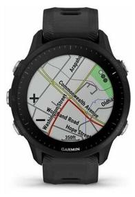 img 2 attached to Garmin Forerunner 955 smart watch with black strap (010-02638-30)