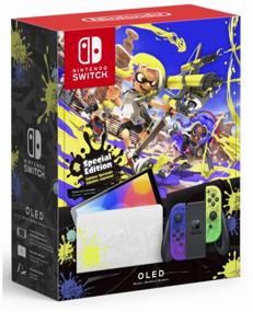 img 2 attached to Game console Nintendo Switch OLED 64 GB, Splatoon 3 Edition