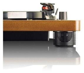 img 2 attached to 🎶 Discover the Enchanting Melodies on Lenco LS-50 Vinyl Player in Light Wood Finish