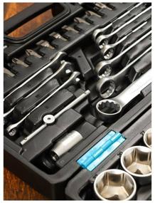 img 2 attached to Locksmith tool set Bartex, 1/2", 1/4", CrV steel, case, 82 items