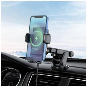 img 2 attached to Hoco S35 Smart alignment wireless charging holder/ Car charger / Car holder