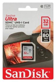 img 2 attached to Карта памяти SanDisk SDHC 32 ГБ Class 10, UHS-I, R 80 МБ/с