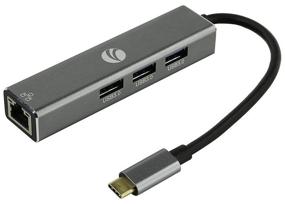 img 2 attached to Кабель-концентратор USB 3.1 Type-Cm --> RJ-45+3port USB3.0(f) Aluminum Shell VCOM