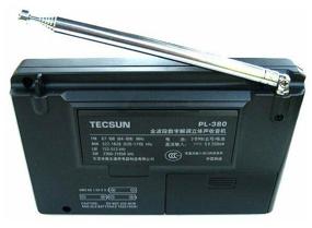 img 1 attached to Tecsun PL-380 Black: Cutting-Edge Radio Receiver for Ultimate Listening Experience