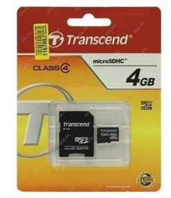 img 2 attached to Transcend microSDHC 4 GB Class 4 UHS-I Memory Card SD Adapter