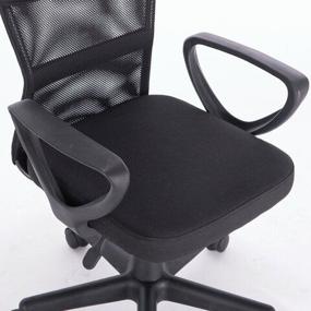 img 2 attached to Computer chair Brabix Jet MG-315 for office, upholstery: mesh/textile, color: black