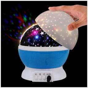 img 2 attached to Night-projector Star Master Starry sky 012-1361, 2.6 W, armature color: blue, shade color: colorless