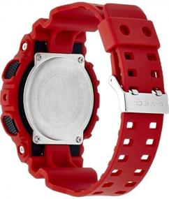 img 2 attached to CASIO G-Shock GA-100B-4A quartz watch, alarm clock, chronograph, stopwatch, countdown timer, waterproof, shockproof, hand illumination, display illumination, red