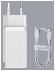 img 2 attached to Baseus GaN2 Pro 65W White Wall Charger with Type-C to Type-C Cable (CCGAN2P)