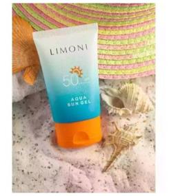 img 1 attached to Sunscreen gel for face and body Limoni SUN CARE SPF 50, 50 ml
