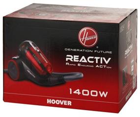 img 1 attached to 🧹 Hoover RC1410 019 Red/Silver Vacuum Cleaner