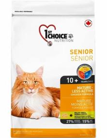 img 1 attached to Dry food for senior cats 1st Choice for healthy bones and joints Senior, with chicken 2.72 kg