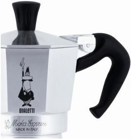 img 2 attached to Гейзерная кофеварка Bialetti Moka Express 1168, 90 мл, металлик