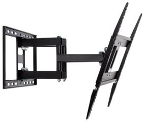 img 2 attached to 🐍 Black COBRA-50 Wall Mount Bracket for Multimedia Arm