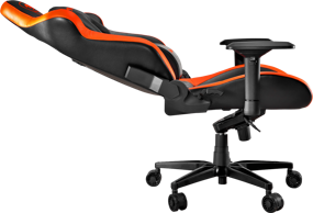 img 2 attached to Gaming chair COUGAR Armor Titan, upholstery: imitation leather, color: black/orange