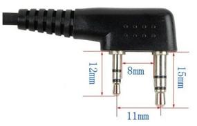 img 2 attached to PTT for portable radio (Baofeng/Kenwood)