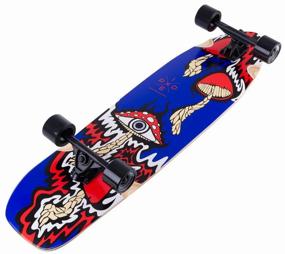 img 2 attached to Longboard Ridex Trip 36", 36x9.7, blue/red/beige