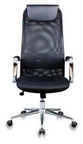 img 2 attached to Executive computer chair Bureaucrat KB-9N, upholstery: mesh/artificial leather, color: black