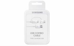 img 1 attached to Кабель Samsung USB - microUSB / USB Type-C (EP-DG930DWEGRU), 1.5 м, белый