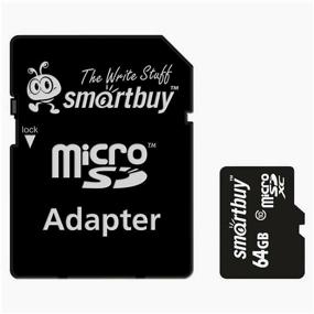 img 2 attached to 💾 High-Performance SmartBuy microSDXC 64 GB Class 10 Memory Card | R/W Speed 20/17 MB/s | SD Adapter Included