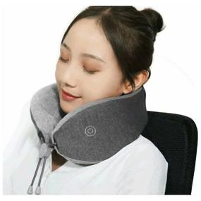 img 2 attached to Xiaomi massage pillow LeFan Massage Sleep Neck Pillow 26.5x24x10 cm, dark gray