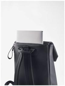 img 2 attached to Xiaomi 90 Ninetygo Unisex Simple Backpack - 15 Inch, Black (Model: 90BBPMT2140U)