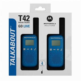 img 1 attached to 📞 Efficient Communication Made Easy: Motorola Talkabout T42 Twin Pack Radio Set in Blue/Black