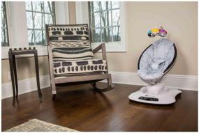 img 2 attached to Chaise lounge 4moms MamaRoo 4.0, gray plush