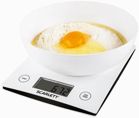 img 2 attached to 👩 White Scarlett SC-KS57B10 Kitchen Scales