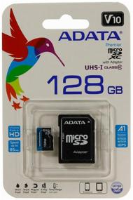 img 2 attached to ADATA microSDXC 128 GB Class 10, V10, A1, UHS-I U1, R/W 100/25 MB/s memory card, SD adapter