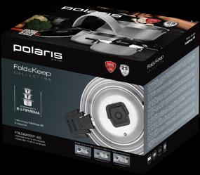 img 2 attached to Set of pans Polaris Fold&Keep-6S 6 pr. silver 4.1 kg