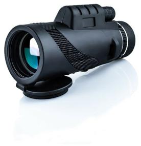 img 2 attached to Portable Monocular Telescope with 40X60 HD Night Vision Lens with Phone Clip and Tripod