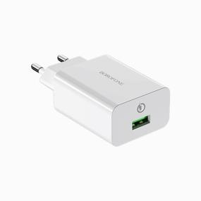 img 2 attached to Mains charger (SZU) Borofone BA21A QC 3.0 (USB) 3 A, white