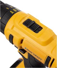 img 2 attached to MANCRAFT Cordless drill driver 24 V, 3500 rpm, professional drill with 2 speeds in a case with accessories, flashlight, reverse, charger