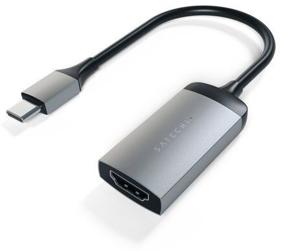 img 2 attached to Satechi Aluminum Type-C to HDMI Adapter (ST-TC4KHA), 0.2 m, gray