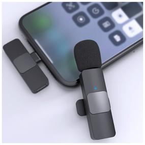 img 2 attached to Lavalier Microphones Bluetooth Type-C / Wireless Lavalier Microphones Wireless Bluetooth Microphones Type-C