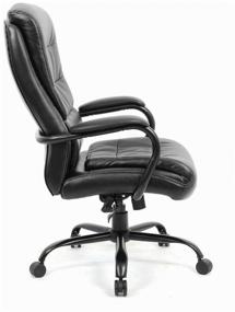 img 2 attached to Executive computer chair Brabix Heavy Duty HD-004, upholstery: imitation leather, color: black