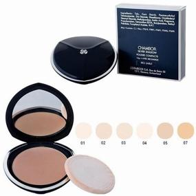 img 2 attached to Chambor Silver Shadow Compact Powder with RR2 Rose Pale Refill