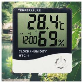 img 2 attached to Weather station measuring the temperature and humidity in the room HTC-1